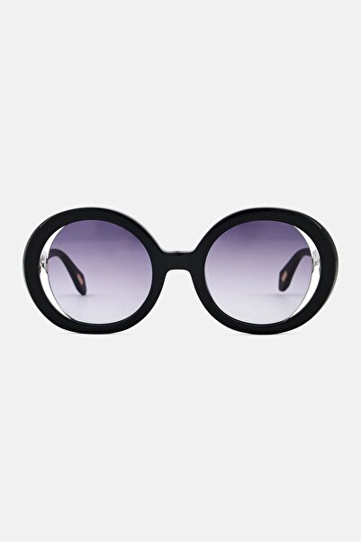 Just Cavalli Women SJC028 Round Sunglasses, Black