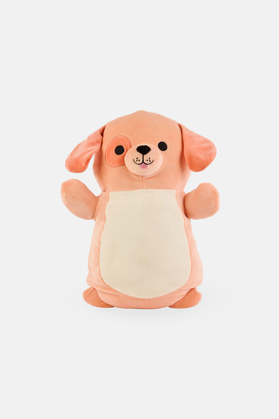 Squishmallows HugMees Drella The Peach Dog Plush Toy