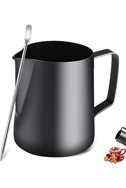 STARSTAR Stainless steel milk jug, for latte art, milk jug, 350 ml