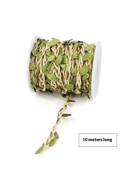 Yongsheng 10M Width Wax Cord With Leaves Artificial Vine Fake Plant Wedding-W...