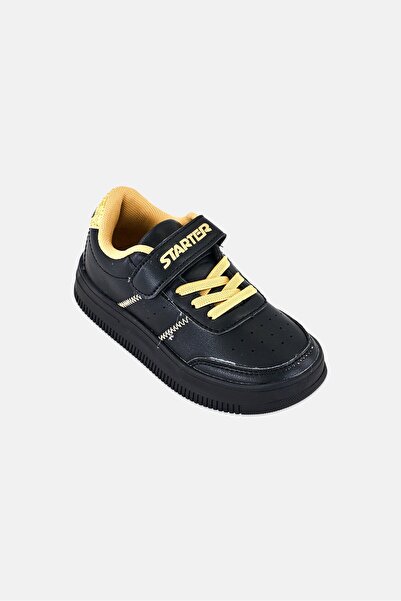Starter Kids Girl Velcro Closure Casual Shoes, Black