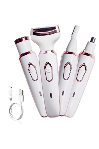 STARSTAR 4 - in - 1 Electric Shaver for Women - USB Rechargeable - Can be use...