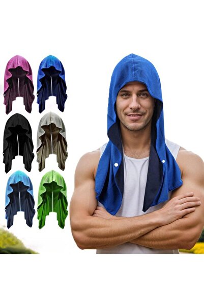 STARSTAR 6-Pack U-Shaped Cooling Hooded Towels (60x30cm), Quick-Drying Sweat-...