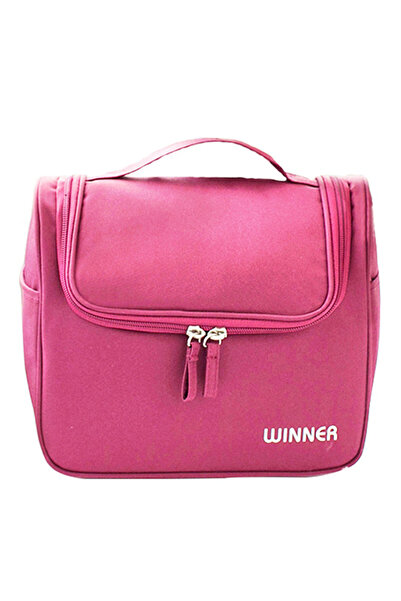 HALAMODO Portable Waterproof Toiletry Bag Pink