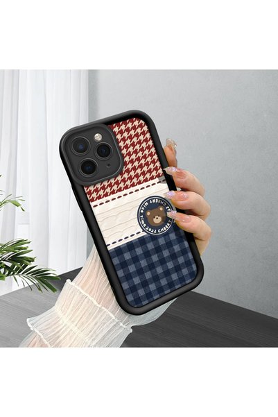 CHICASELUX حافظة حماية لطيفة على شكل دب متوافقة مع هاتف iPhone 11 Pro Max، مز...