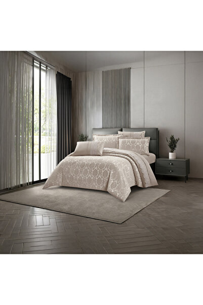 Lifestyle Chenille Super King Floral Damask All Season 6 Piece Comforter Set ...
