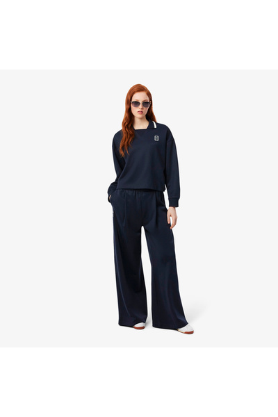 Lacoste Kadın Straight Fit Lacivert Eşofman Altı