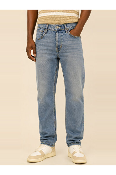 FALCON By Styli Men Straight Fit Mid Rise Jeans