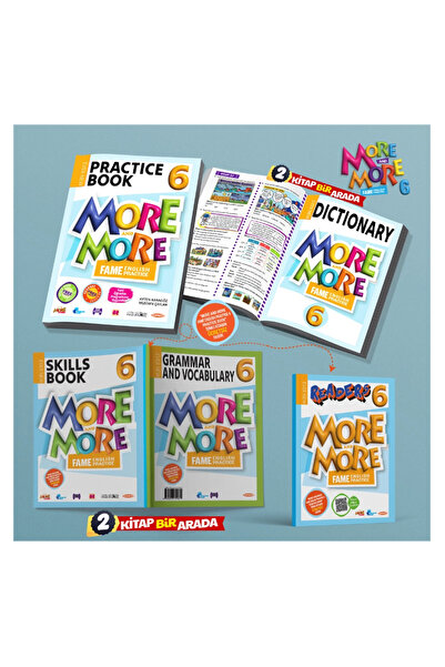 Kurmay ELT 6 More&More Practice Book & Dictionary + Grammar And Vocabulary & ...