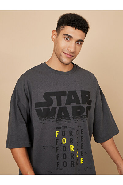 URBAN HAUL By Styli Star Wars Graphic Print Oversized T-shirt