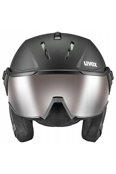 Uvex Cască de schi Instinct Visor PRO V negru mat/argintiu/argintiu 59-61 cm
