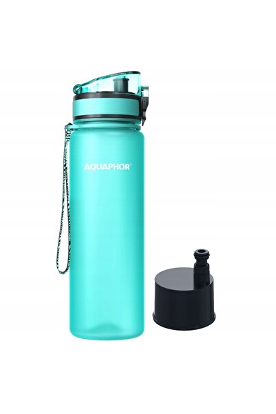 Aquaphor 2 x Sticlă + filtru City 0,5 l mentă
