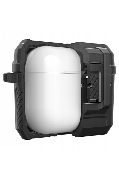 Spigen Husă pentru AirPods Pro 3, cu blocare, blindată, cu carabină, rezistentă