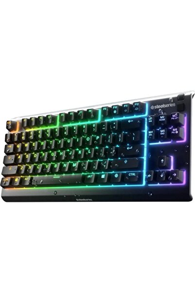 NO BRAND Combo Tastatură STEELSERIES Apex 3 TKL Negru + Mouse Rival 3 Negru