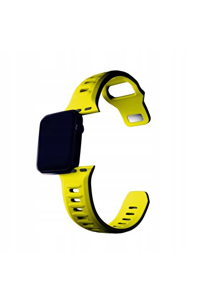 3MK Curea de ceas din silicon galbenă pentru Apple Watch 38/40/41mm