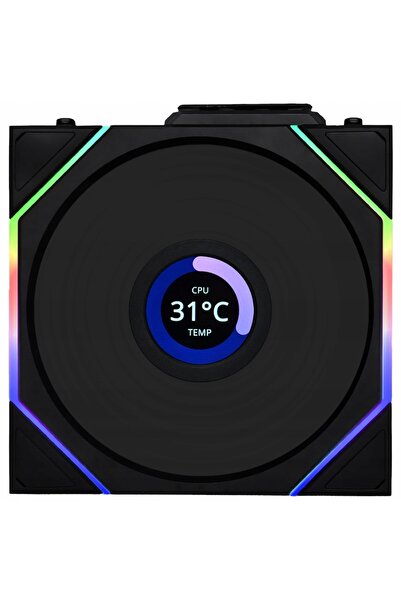 Lian Li UNI FAN TL WIRELESS LCD ARGB PWM 120MM BLACK FAN