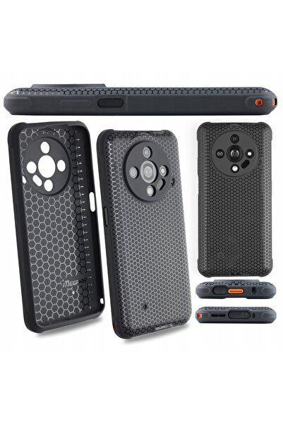 Megara Sticlă hibridă pentru HAMMER IRON 6 - 6.56 + husă din silicon TPU negr...