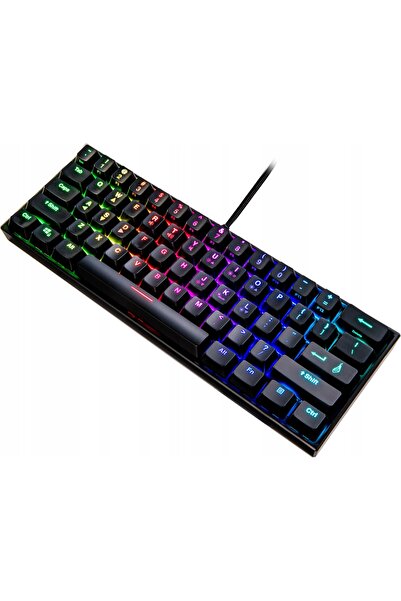 NO BRAND Tastatură cu fir SureFire KingPin M1 pentru gaming 60% RGB QWERTY En...