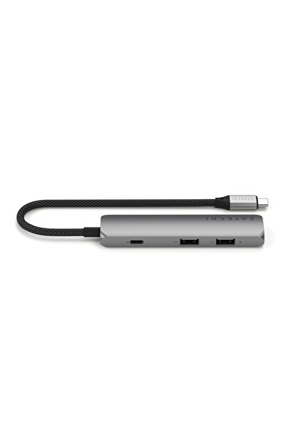 NO BRAND Hub USB-C 4-în-1 Satechi pentru MacBook Pro/Air – Adaptor multiport