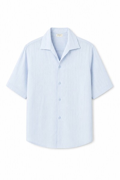 Antioch Modal blend striped shirt