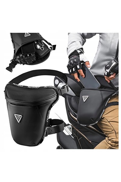 NO BRAND MOTOWOLF 1.7L borsetă de talie și de coapsă pentru motocicletă, impe...