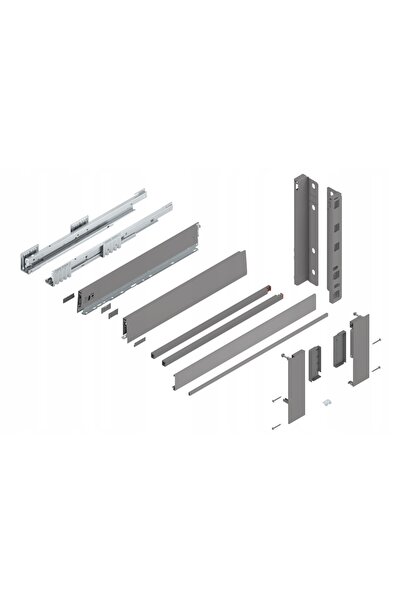 NO BRAND BLUM Sertar Merivobox 550 High E intern Gri 40kg