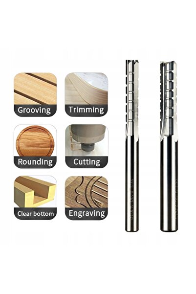 NO BRAND Freză de router TCT cu 3 caneluri, 4mm 22mm, pentru tăiere lemn, MDF...