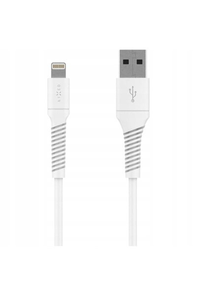 NO BRAND Cablu Lightning USB-A fix 12W 480Mbps pentru transmisie de date, lun...