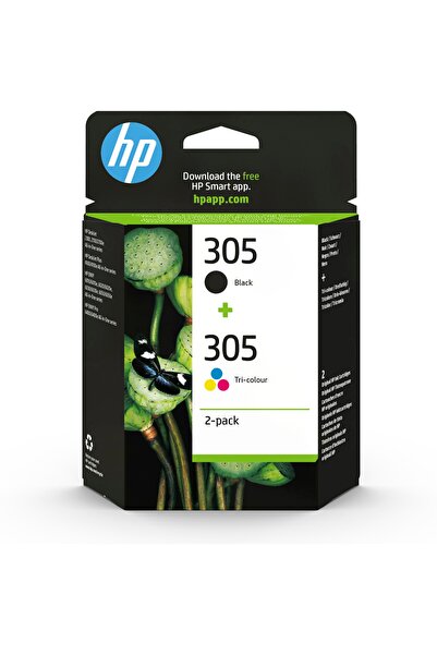 HP Set cerneală originală 305 negru+color 6ZD17AE