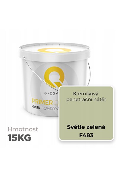 NO BRAND QUARTZ GRUNT PENTRU VOPSIT SILICONAT CULOARE VERDE DESCHIS F483 15KG...