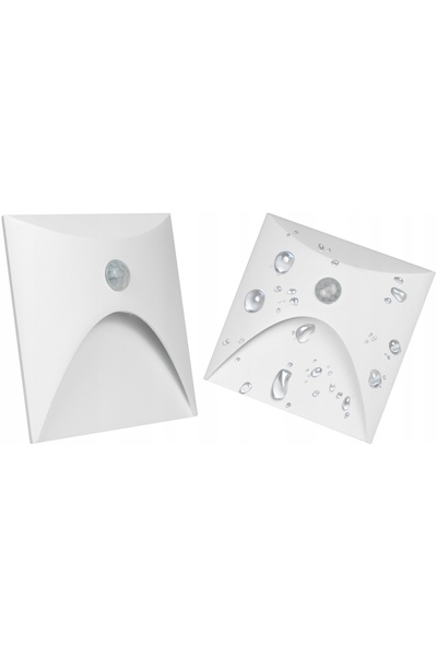 NO BRAND Carcasă albă din aluminiu Downlight din aluminiu Senzor crepuscular ...