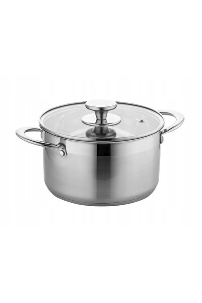 FLORINA OALĂ DIN OȚEL INOXIDABIL CU CAPAC FALCON 18cm 2,5L