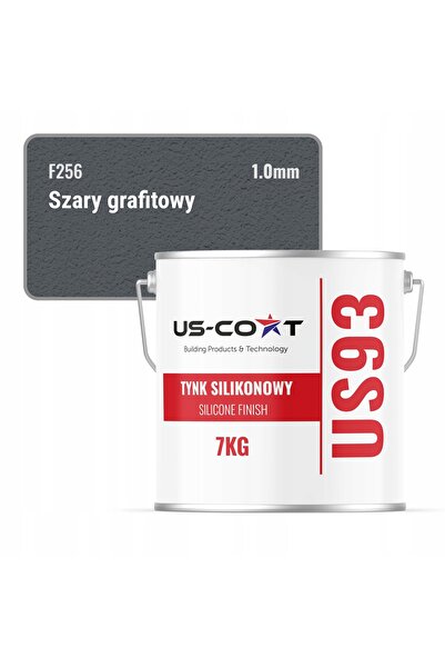 NO BRAND TENCUIEALĂ SILICONICĂ, CULOARE GRI GRAFIT F256, 7 KG, BARANEK, GRANU...