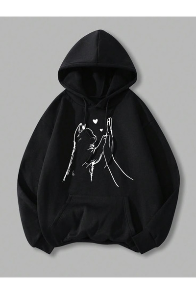 bellanova Unisex Printed Hooded Sweatshirt