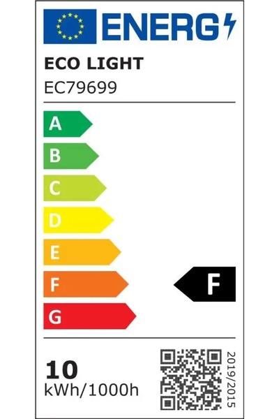 ecolight Bandă LED 2835 9.6W 50m 12V IP20 600LM/M Culoare Neutră 4000K