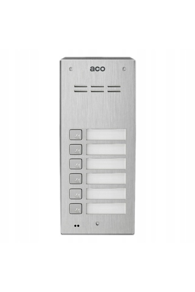Aco Kit sistem interfon de casă 6-RODZ NATYNK 6x UNIFON cu cititor RFID 125kH...