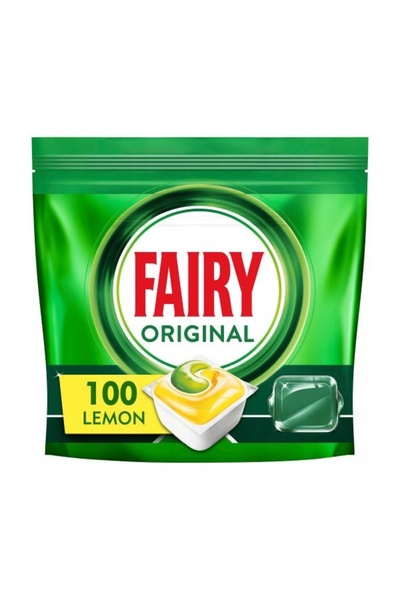 Fairy Capsule originale All in One pentru mașina de spălat vase, Lămâie - 100...