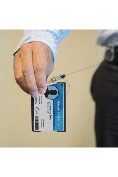 Vicloon Suporturi retractabile pentru chei și carduri de identitate cu clemă,...