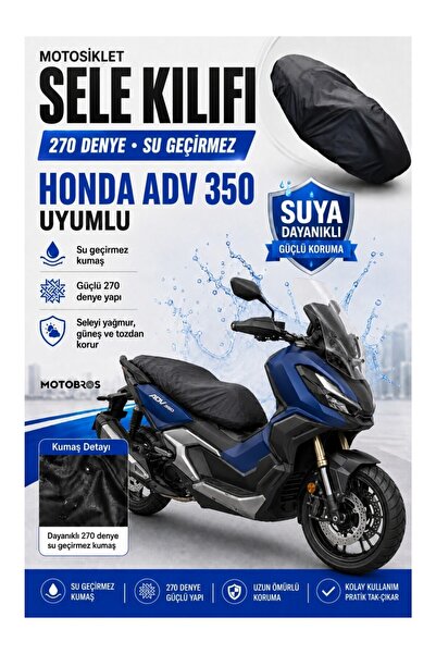 Motobros Motorcycle Saddle Cover Compatible with Honda Adv 350 Waterproof Sco...