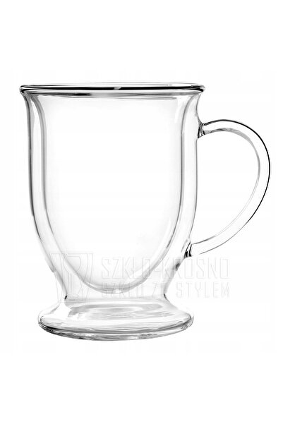Vialli Design Pahare 6 termice cafea latte ceai cappuccino AMO 250 set linguri