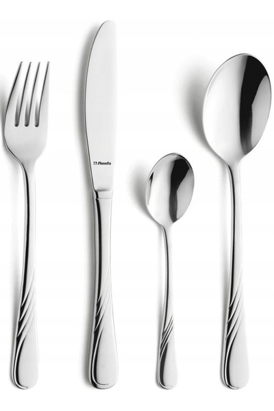 NO BRAND AMEFA 36 PIESE 1244 HELMA SET DE TACAMURI DIN OȚEL INOXIDABIL FORCĂT...