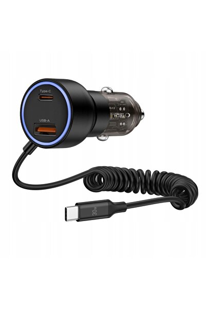 NO BRAND Încărcător auto TECH-PROTECT CC05 PD60W Negru