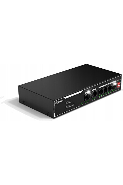 DAHUA SF1006LP Switch PoE cu 6 porturi, 4x PoE, 36W, pentru camere și interfo...