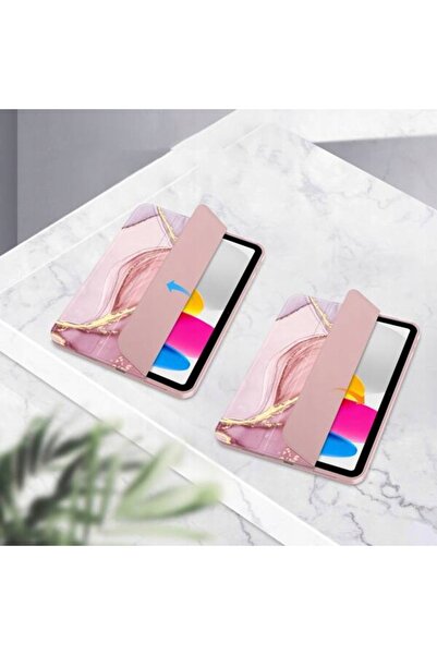 NO BRAND Husă cu suport pentru iPad 11 A16 / iPad 10 generația 2022, husă rez...