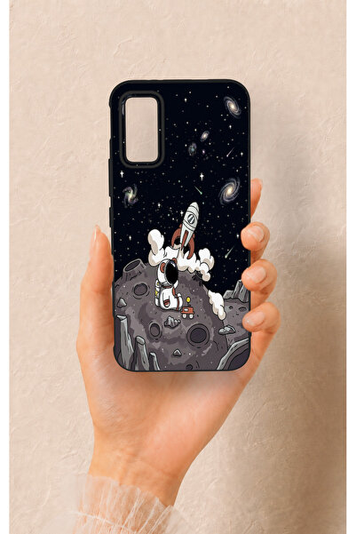 Vip Case İnfinix Gt 30 Pro Uyumlu Uzay Astronot Desenli Silikon Kılıf
