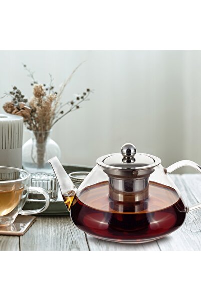 Kamille INFUZOR DE STICLĂ PENTRU CEAI, CAFEA ȘI PLANTE AROMATICE 700ML 0.7L