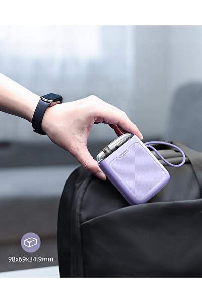 NO BRAND INNOSTYLE MINI POWERBANK 10000MAH 2X USB-C TIP C 33W CABLU USB-C RET...