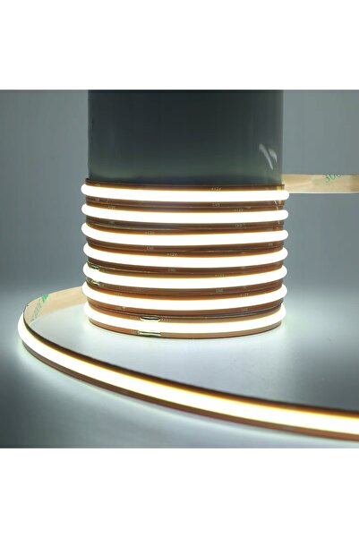 NO BRAND Bandă LED Neon COB 24V 5m 528 6000K ALB RECE, TĂIERE LA ORICE LUNGIM...