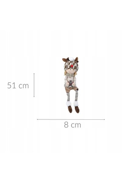 Home Styling Collection Figurină de pluș decorativă de Crăciun, băiat, pentru...
