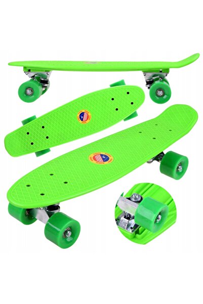 Jokomisiada FISZKA skateboard pentru copii până la 50 kg VERDE SP0575